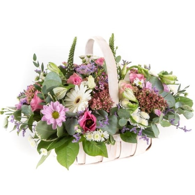 Country funeral basket