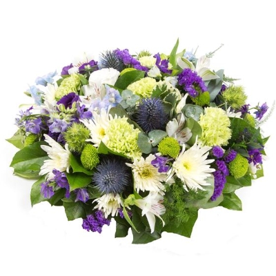 Purple and Lime posy