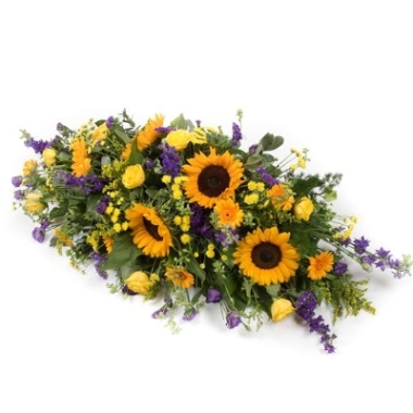 Purple and Yellow Casket