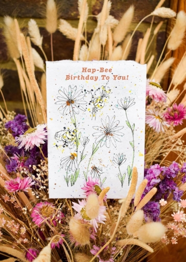 Seeded Birthday card