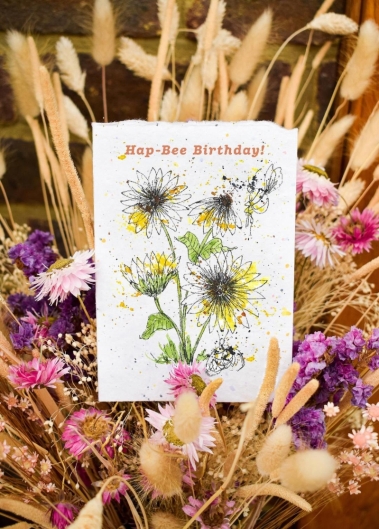 Seeded Birthday card