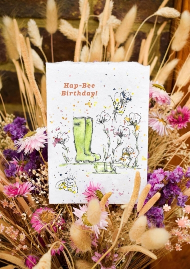 Seeded Birthday card